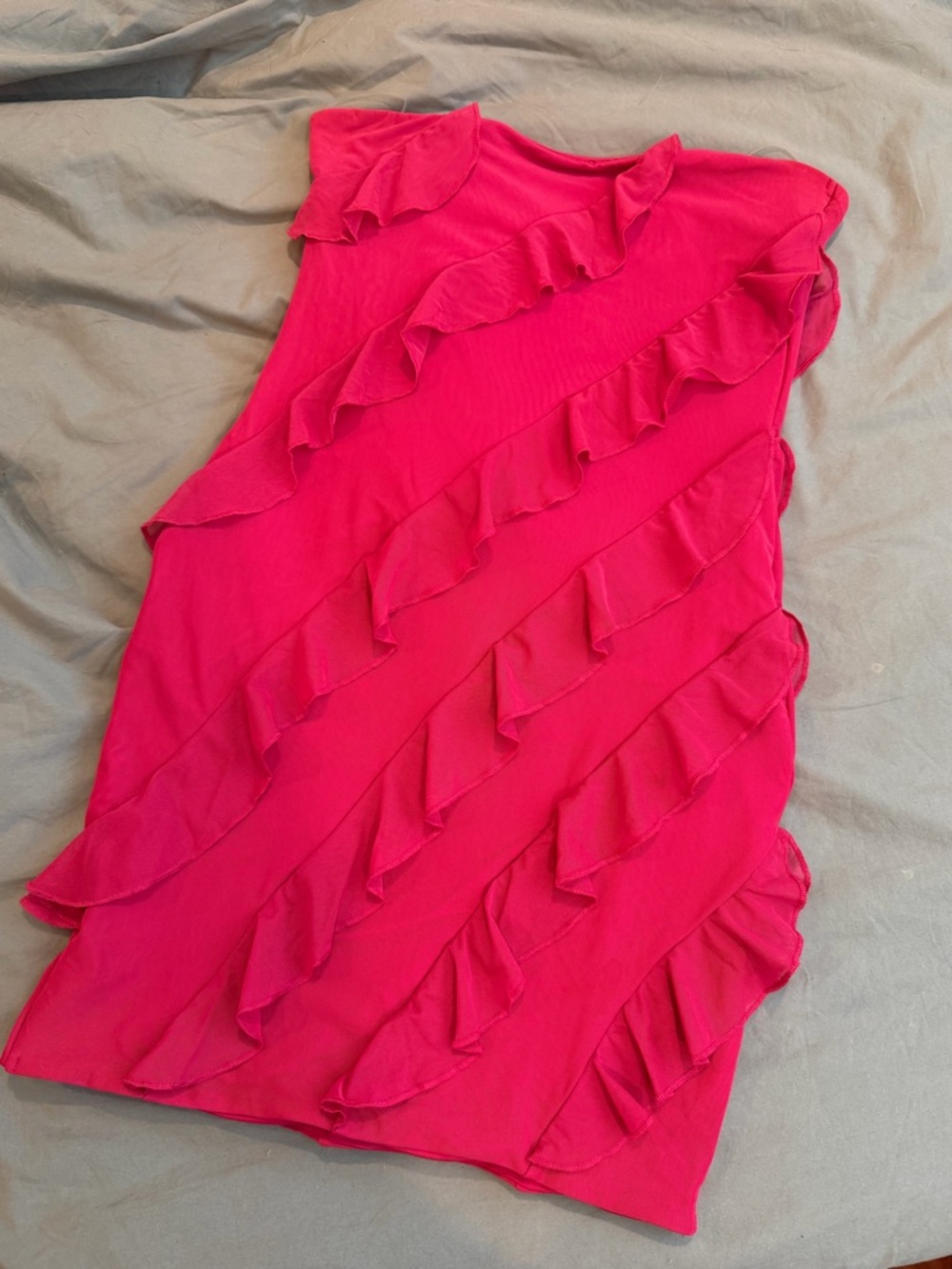 Oh Polly Ruffle Mini Dress